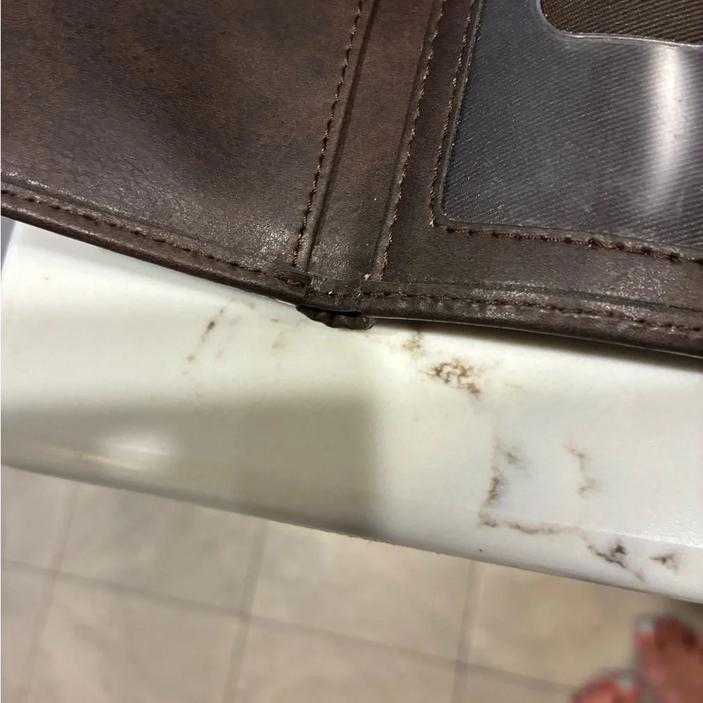 Levi's Dark Brown Leather Wallet